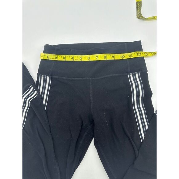 Athleta Leggings for Women Capri Sz S Elastic Waist Band Mid Rise Sheer Features - Picture 3 of 8